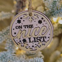 Nice List Ornament