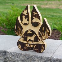 Hunting dog Paw Plaque | Labrador Retriever | Duck | Pheasant | Personalized