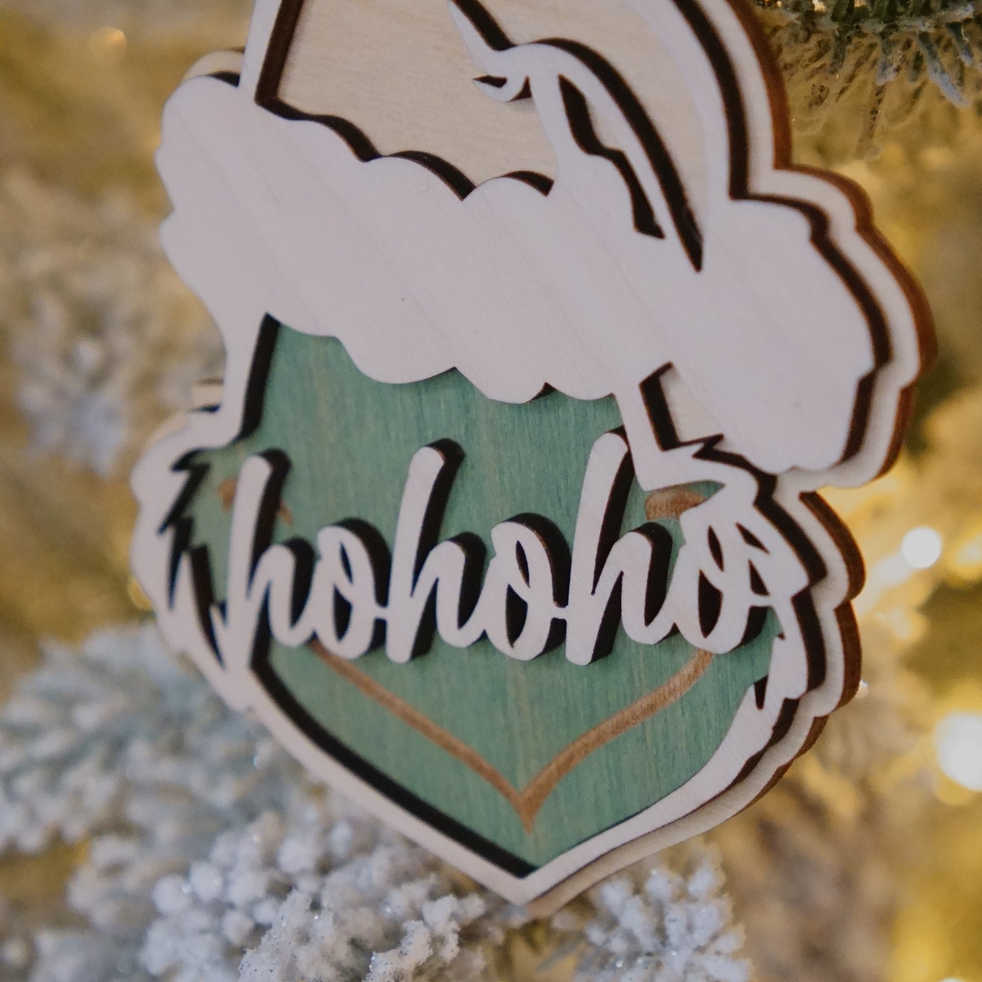 Grinch Themed Ornament | HoHoHo